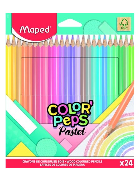 LAPICES COLOR MAPED COLOR PEPS  est.24