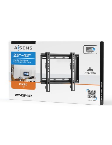 Soporte Eco Ultra Delgado Para Monitor/tv 35kg De 23-42, Negro