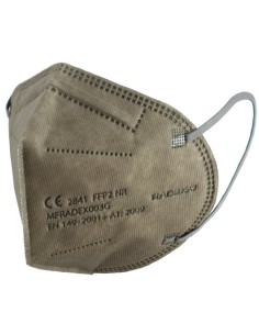 MASCARILLA FFP2 HOMOLOGADA CE 2841 GRIS - Pack de 25 unidades