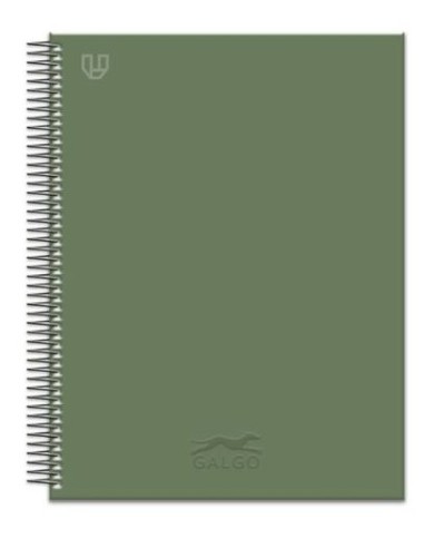BLOC GALGO A5+ 80h 100g LISO VERDE OSCUR - Pack de 5 unidades