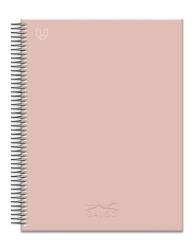 BLOC GALGO A5+ 80h 100g LISO ROSA - Pack de 5 unidades