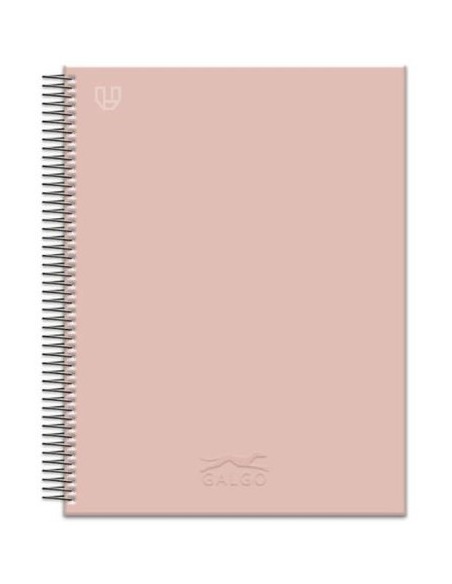BLOC GALGO A5+ 80h 100g LISO ROSA - Pack de 5 unidades
