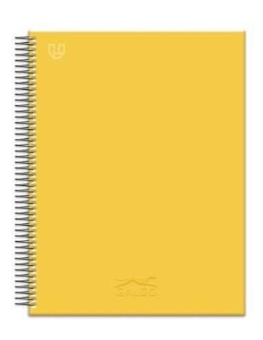 BLOC GALGO A5+ 80h 100g LISO AMARILLO - Pack de 5 unidades