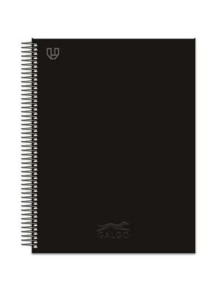 BLOC GALGO A5+ 100h 100g CD.5 NEGRO - Pack de 5 unidades