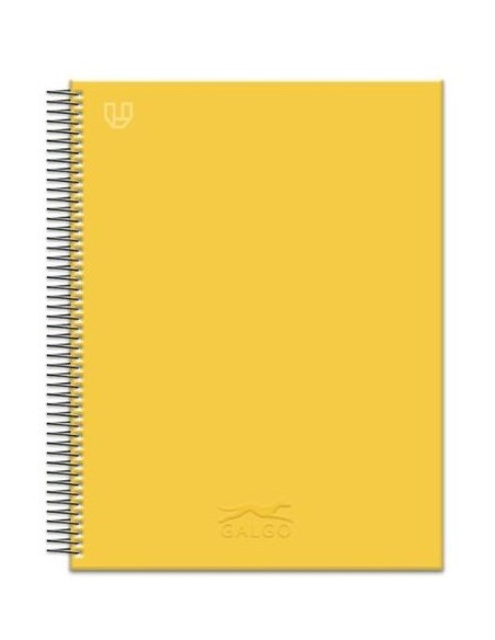 BLOC GALGO A5+ 100h 100g CD.5 AMARILLO - Pack de 5 unidades