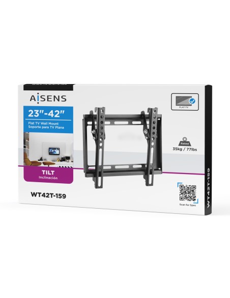 Soporte Eco Inclinable Para Monitor/TV 35kg De 23-42, Negro