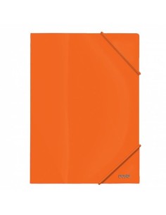 CARP. SOLAP. DOHE.A4 PP OPACO NARANJA - Pack de 10 unidades