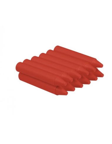 JOVI CERAS WAX CRAYONS JUMBO GRUESAS UNICOLOR CAJA DE 12 ROJO