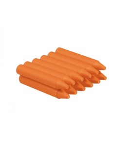 JOVI CERAS WAX CRAYONS JUMBO GRUESAS UNICOLOR CAJA DE 12 NARANJA