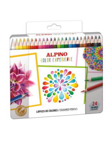 LAPICES COLOR ALPINO EXPERI. est.MET.24