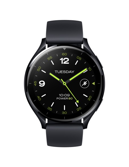 Watch 2 3,63 cm (1.43") AMOLED 46 mm Digital 466 x 466 Pixeles Pantalla táctil Negro Wifi GPS (satélite)