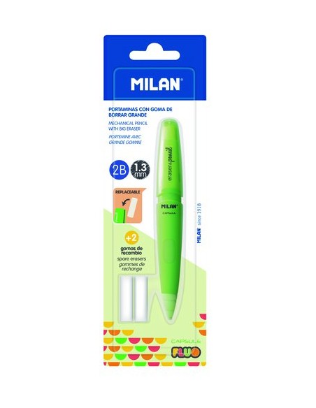 PORTAMINAS MILAN CAPSULE FLUO 2B+RECAMB