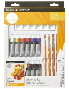 PINTURA DALER ROWNEY SIMPLY SET.25