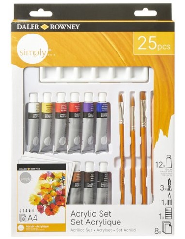 PINTURA DALER ROWNEY SIMPLY SET.25
