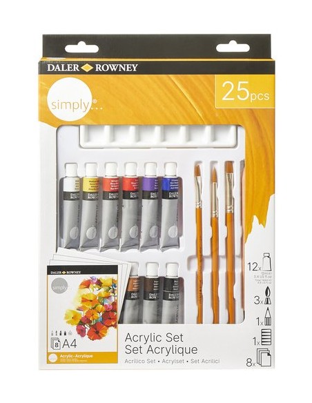 PINTURA DALER ROWNEY SIMPLY SET.25