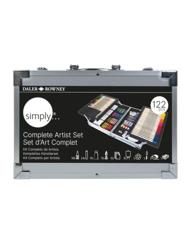 LAPICES DALER ROWNEY SET 122 PIEZAS