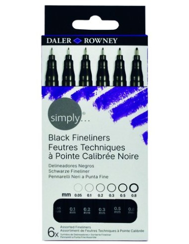 ROTUL.DALER ROWNEY FINELINER EST.6