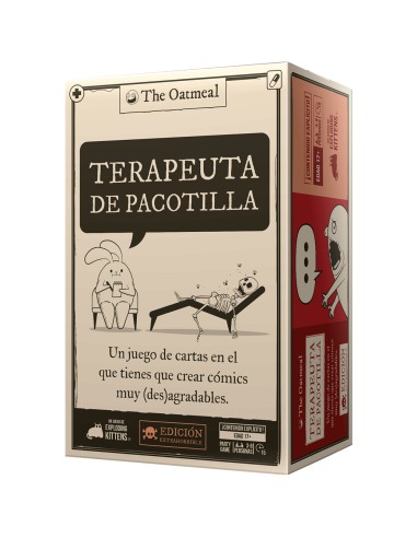 Exploding Kittens EKIHT01ES juego de tablero Terapeuta de pacotilla 15 min Juego De Cartas Partido