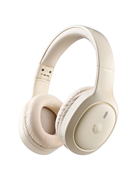 Artica Tempest Beige Auriculares Inalámbrico y alámbrico Diadema Llamadas/Música USB Tipo C Bluetooth