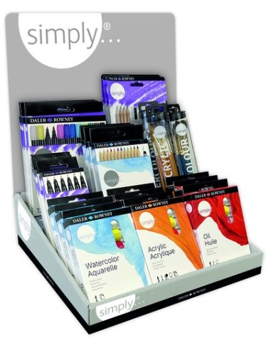 EXPOSITOR DALER ROWNEY SIMPLY SURT.25