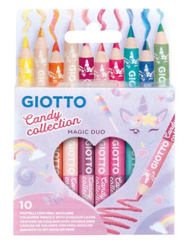 LAPICES COLOR GIOTTO CANDY DUO E/10