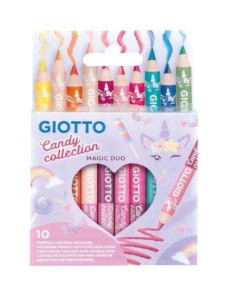 LAPICES COLOR GIOTTO CANDY DUO E/10