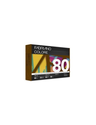 PAPEL COLOR A4 COLORE 80g 500h MARRON