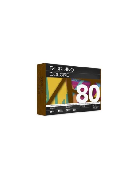 PAPEL COLOR A4 COLORE 80g 500h MARRON