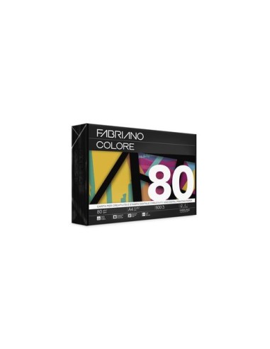 PAPEL COLOR A4 COLORE 80g 500h NERO