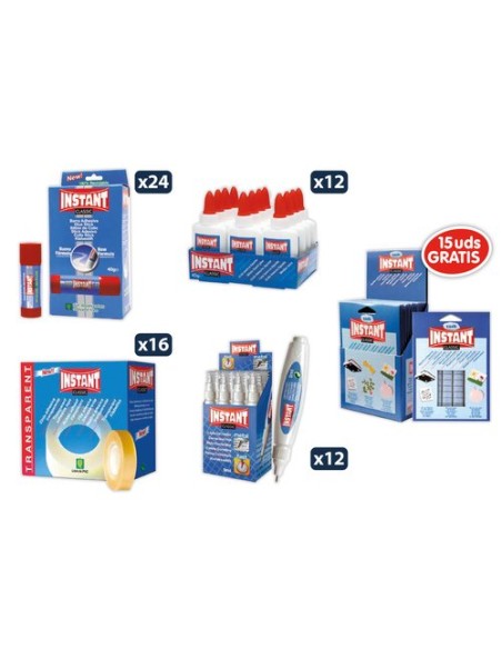 LOTE ADHESIVOS INSTANT IMPRES. 79