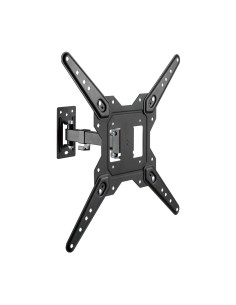 Soporte Eco Giratorio, Inclinable Para Monitor/TV 30kg (2 Pivotes) De 23-55, Negro