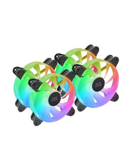 MF-4A Carcasa del ordenador Ventilador 12 cm Negro 4 pieza(s)