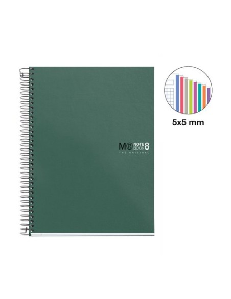 BLOC MR NB-8 mic.PP A5 200h CD.5 KAKI - Pack de 5 unidades