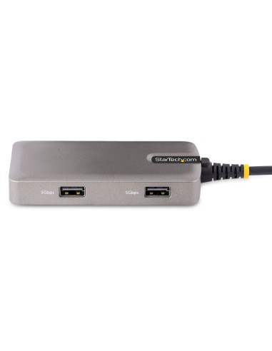 Adaptador Multipuertos USB-C - Docking Station USB Tipo C HDMI 4K60 - Hub Ladrón USB 3.0 de 2 Puertos - Entrega de Alimentación