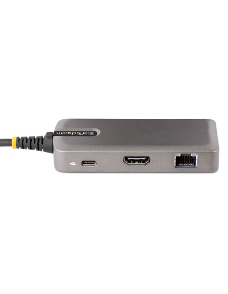 Adaptador Multipuertos USB-C - Docking Station USB Tipo C HDMI 4K60 - Hub Ladrón USB 3.0 de 2 Puertos - Entrega de Alimentación