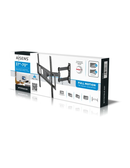 WT70TSLE-021 soporte para TV 177,8 cm (70") Negro