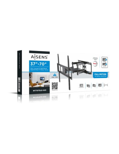 WT70TSLE-023 soporte para TV 177,8 cm (70") Negro