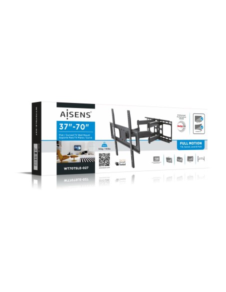 WT70TSLE-027 soporte para TV 177,8 cm (70") Negro