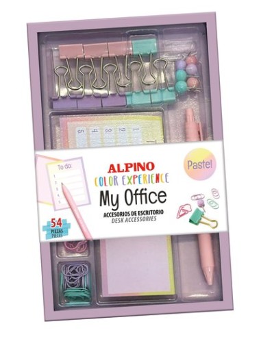 SET PAPELERIA ALPINO OFFICE PASTEL