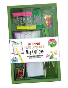 SET PAPELERIA ALPINO OFFICE FLUO