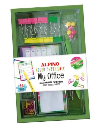 SET PAPELERIA ALPINO OFFICE FLUO