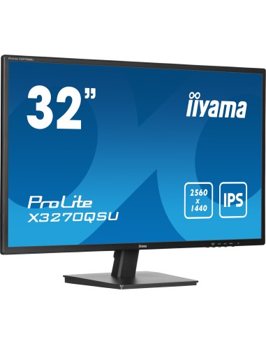 ProLite X3270QSU-B1 pantalla para PC 81,3 cm (32") 2560 x 1440 Pixeles Wide Quad HD LED Negro