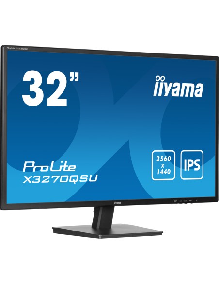 ProLite X3270QSU-B1 pantalla para PC 81,3 cm (32") 2560 x 1440 Pixeles Wide Quad HD LED Negro