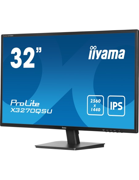 ProLite X3270QSU-B1 pantalla para PC 81,3 cm (32") 2560 x 1440 Pixeles Wide Quad HD LED Negro