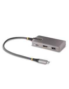 Adaptador Multipuertos USB-C - Docking Station USB Tipo C HDMI 4K60 - Hub Ladrón USB 3.0 de 3 Puertos - Entrega de Alimentación 2