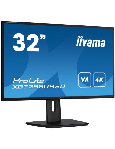 ProLite XB3288UHSU-B5 pantalla para PC 80 cm (31.5") 3840 x 2160 Pixeles 4K Ultra HD LCD Negro