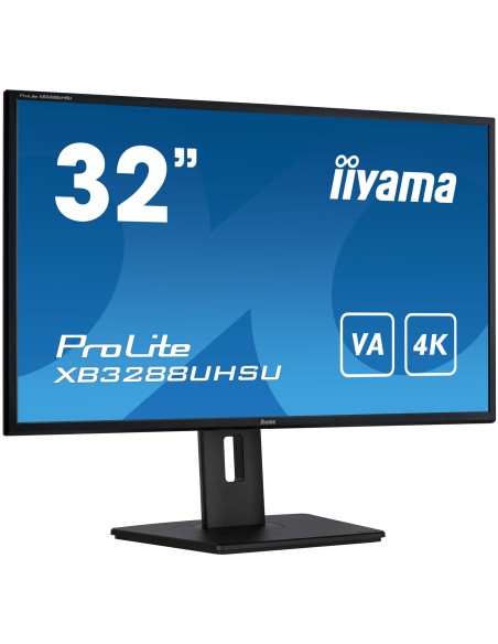 ProLite XB3288UHSU-B5 pantalla para PC 80 cm (31.5") 3840 x 2160 Pixeles 4K Ultra HD LCD Negro