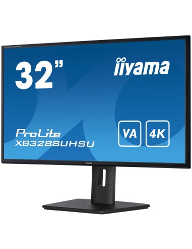 ProLite XB3288UHSU-B5 pantalla para PC 80 cm (31.5") 3840 x 2160 Pixeles 4K Ultra HD LCD Negro