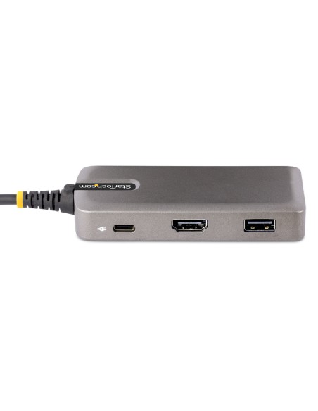 Adaptador Multipuertos USB-C - Docking Station USB Tipo C HDMI 4K60 - Hub Ladrón USB 3.0 de 3 Puertos - Entrega de Alimentación