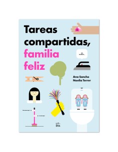 Tareas compartidas familia feliz